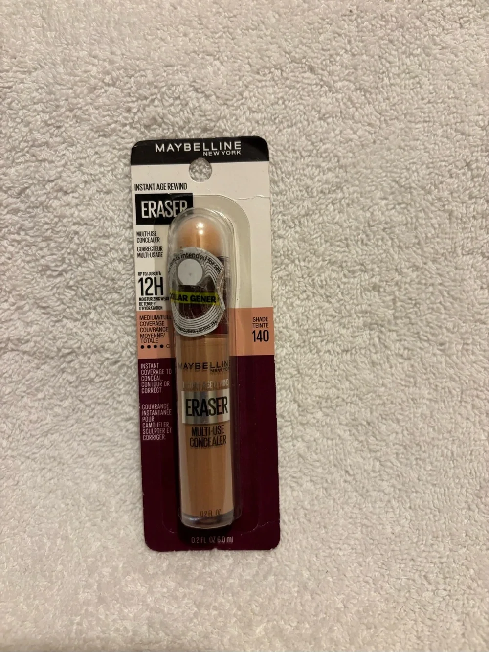 New maybelline instant age rewind eraser multi use concealer shade 140